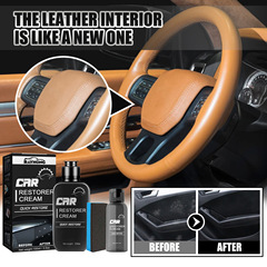 Rayhong Car Interior Refinishing Agent, Plated Plastic Dashboard Panel Wax Leather Care Dustproof Polishing