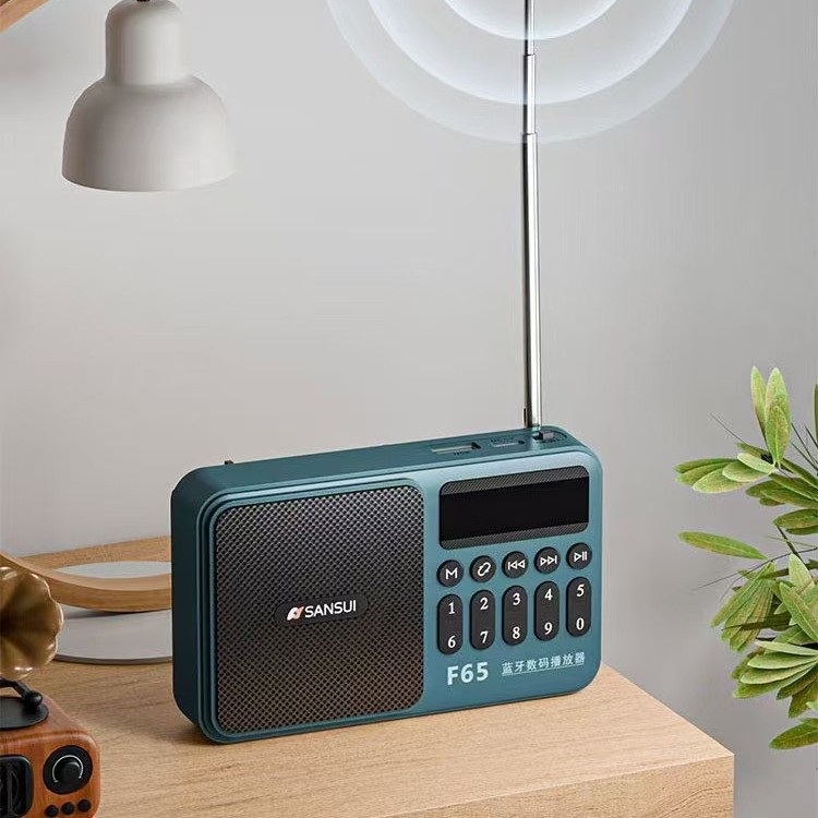 Радиоприемник Sansui F65 красный