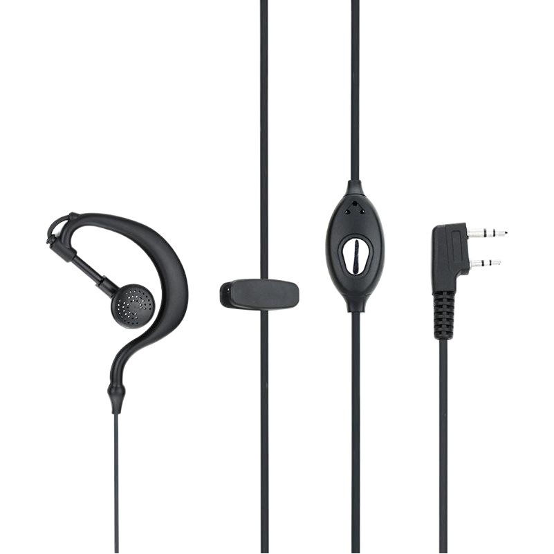 Baofeng Walkie-Talkie Earphones with Universal K-Head Earplugs Are Suitable for Hotel and Hairdressing Communications, with Clear Sound Quality and Good Quality