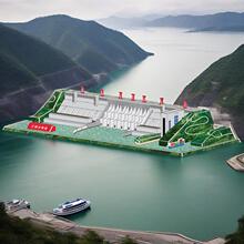爱尚拼立体拼图三峡大坝水电站3D静态模型早教益智比赛科教玩具