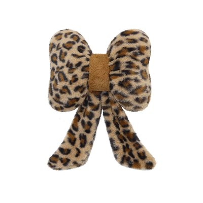 Winter Anti-Freeze Goddess Car Seat — Seat cushion, seat cover - rabbit-fur-leopard-print-ribbon-headrest