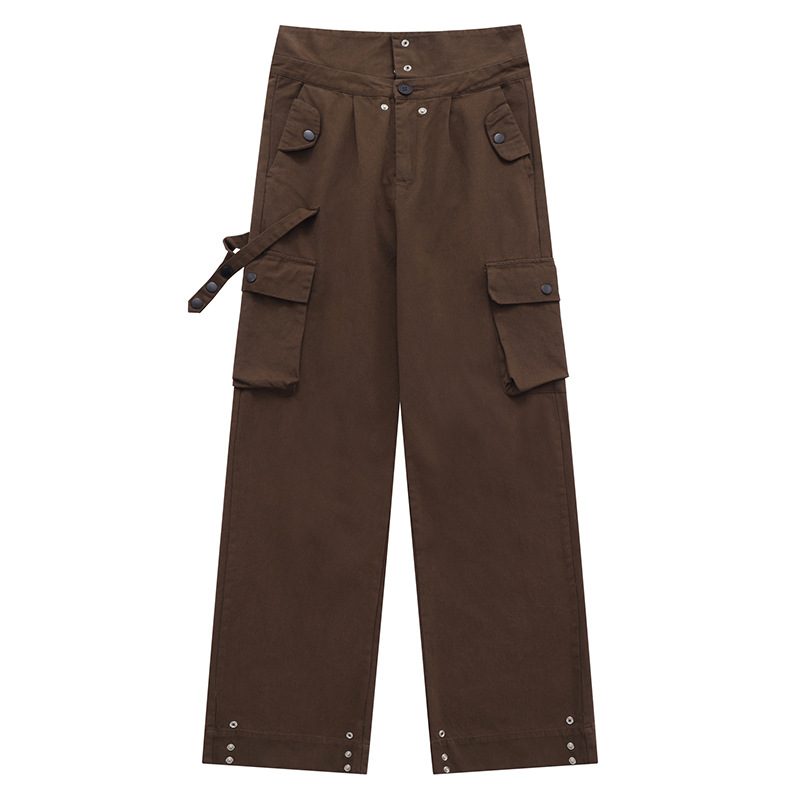 YPRS men's 2023 new fashion brand retro men's American overalls women's big pocket hot girl high waist overalls