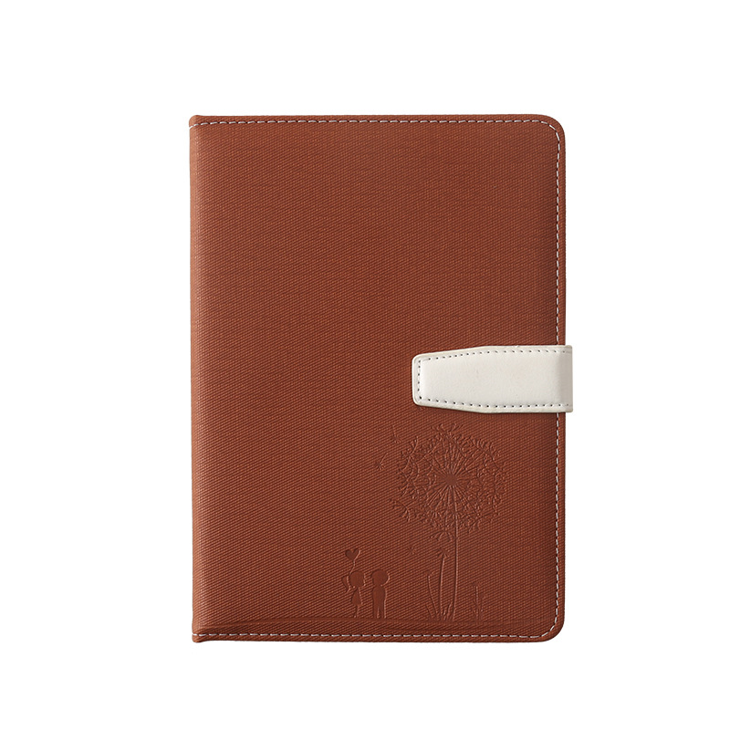 Cuaderno de oficina de negocios A5 creativo en relieve engrosado Bloc de notas pu cuero suave estudiante papelería diario cuaderno