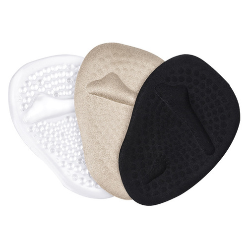 Women's massage mat PU forefoot pad high heels anti-wear foot anti-slip insole invisible half size pad half pad