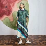 跨境印花时尚休闲连衣裙