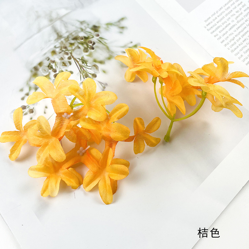Cruz coreana de flores de cerezo DIY accesorios hechos a mano accesorios zapatos sombreros clipes de pelo accesorios para la fotografía del hogar adornos pequeños