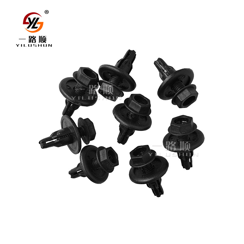 Adecuado para Honda parachoques trasero parachoques hebilla cabeza hexagonal clip B72 OE:91516-SK7-013