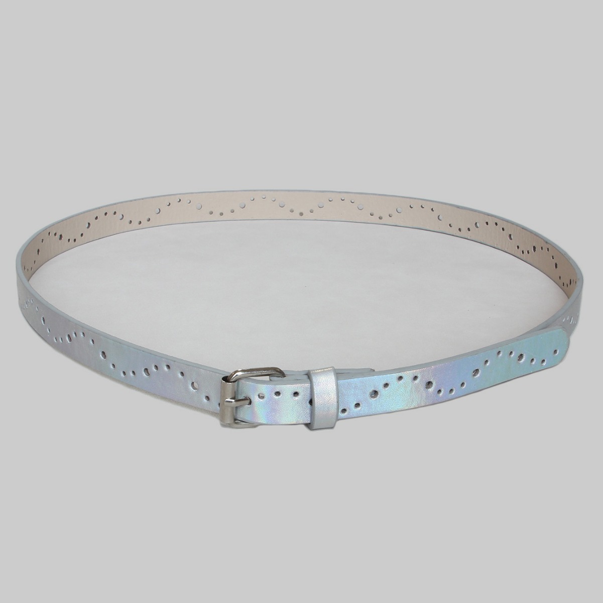 Estilo de comercio exterior personalizado Cinturón fino hueco creativo estrella de cinco puntas cinturón de diseño hueco en forma de corazón al por mayor femenino