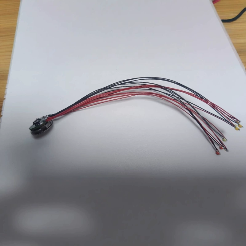 LED-подсветка 0805 с проводами для моделей машин и фигурок режим мигания