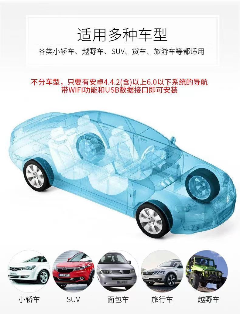 Car USB Tire Pressure Monitoring System Tpms Android Navigation Tire Pressure Wireless Monitor Built-In Tire Pressure Detection