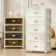 Drawer-type Storage Cabinet Movable Multi-layer Storage Rack Household Office Under-table Snack Toy Organizer Storage Cabinet
