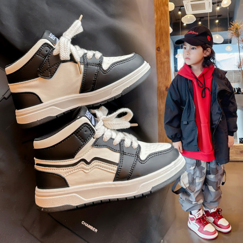 Children's sneakers new style  autumn comfortable white shoes for boys and girls, fashionable sports shoes, running shoes, children's shoes