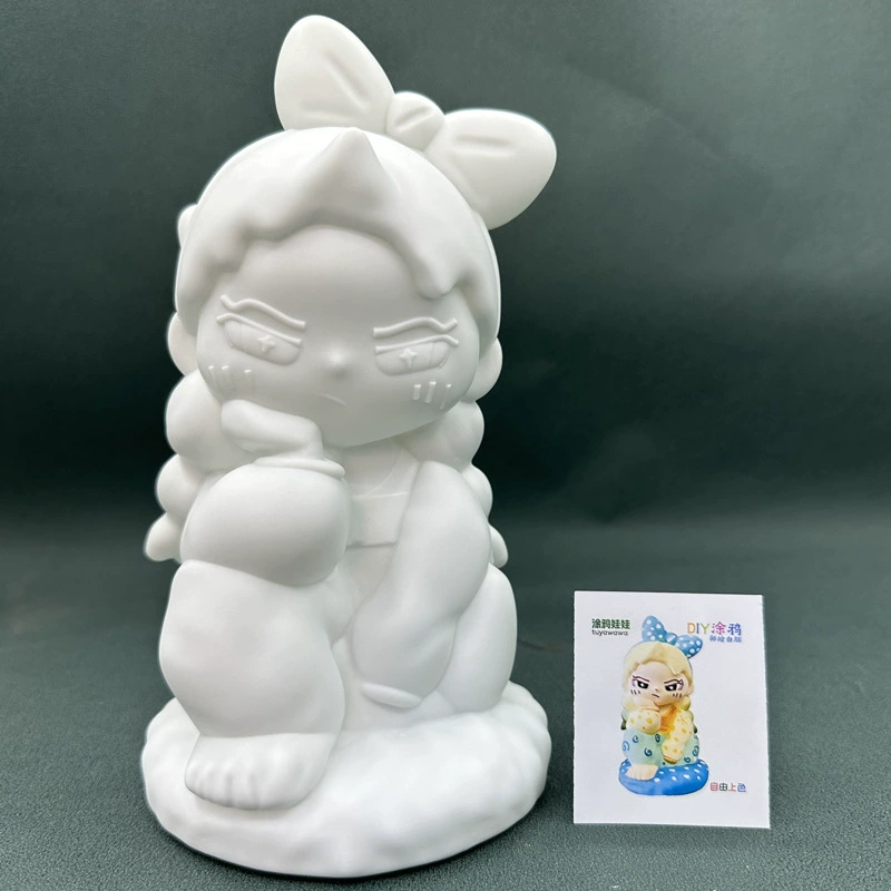 DIY Paintable Doll (Plastic) — Unpainted White Embryo, Multiple Characters, 16–26 cm