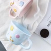 Accessory, ceramics, cute cup with glass, wholesale