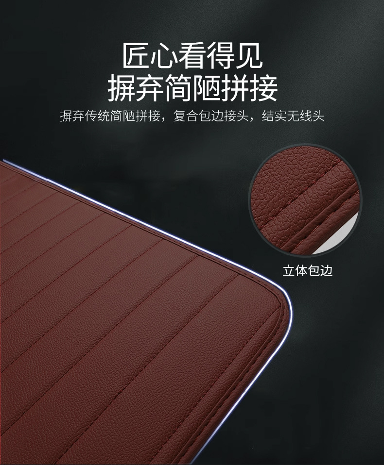 New Model Suitable for Porsche Cayenne/Macan/Panamera/Taycan/718 Car Leather Trunk Mat