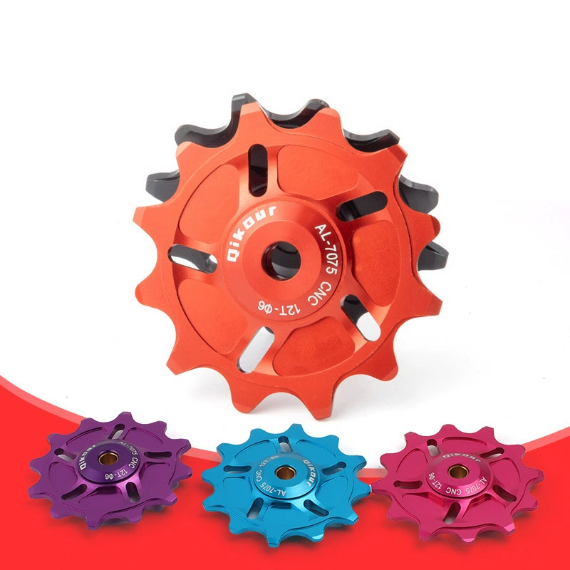 12T12S Speed ​​Five Elements Керамический алюминиевый сплав 12 зубьев Подшипник из нитрида кремния Металлический задний переключатель Шестерня смазанная направляющее колесо