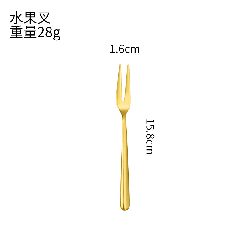 두꺼운 304 올 금속 과일 포크 (세금 포함 가격)