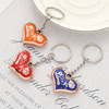 Acrylic keychain, pendant heart-shaped, Birthday gift, wholesale