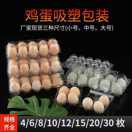透明鸡蛋托10枚包装盒超市一次性塑料鸡蛋托PVC吸塑包装内衬批发