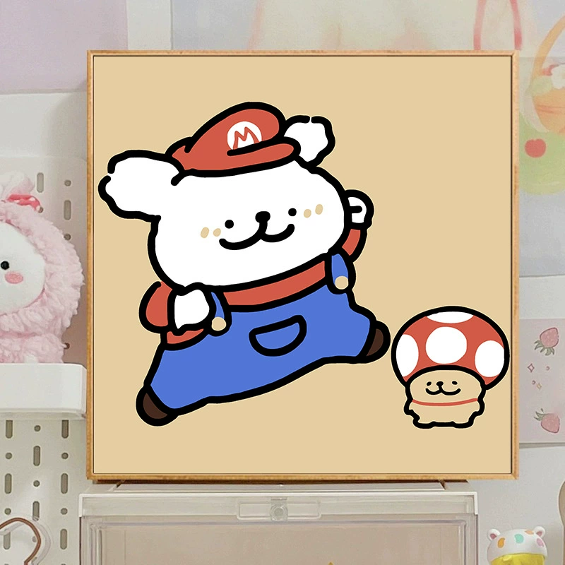 Digital acrylic, decorations, handmade, anti-stress