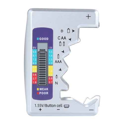 Battery tester Battery power detector Dry battery No. 7 No. 5 No. 7 No. 5 digital display voltage measurer