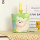 New Illustration Cartoon Canvas Bag Bucket Bag Printed Carry-on Small Handbag Mummy Bag Lunch Out Small Bag