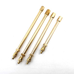 Car tire valve stem air pump extension rod extended tube unicycle balance bike accessories inflation nozzle copper extension rod