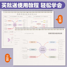 4思维导图笔记本子大号康奈尔本子画图纸的专用本大学生网格考研