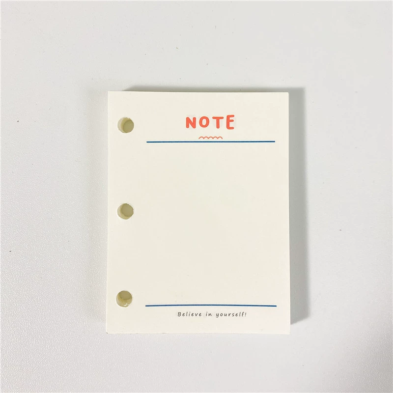 Small book, notebook for elementary school students, tear-off sheet, handmade