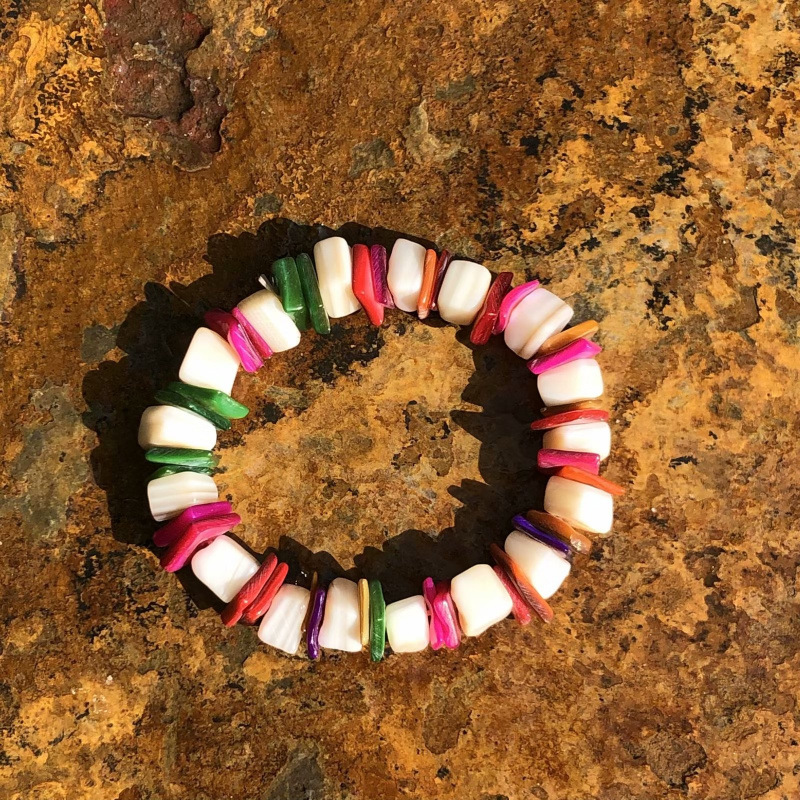 Conchas naturales conchas pulseras collares diy fresco versátil joyería correa de mano tienda artesanía característica fuente