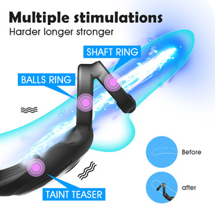 New product remote adjustable APP vibration ring wireless remote control vibration lock ring male couple sex shock