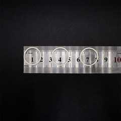 Factory direct supply white rubber band round 08 diameter 18MM durable office supplies data line ties