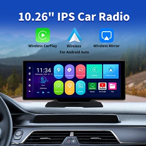 10.26 düym Avtomobil MP5 Simsiz Carplay, HD Arxa Kamera, Bluetooth Radio CE