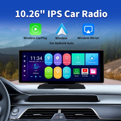 10.26inch Car-Mounted Mp5 Wireless Carplay High-Definition Reversing Camera Bluetooth Radio Ce Certified