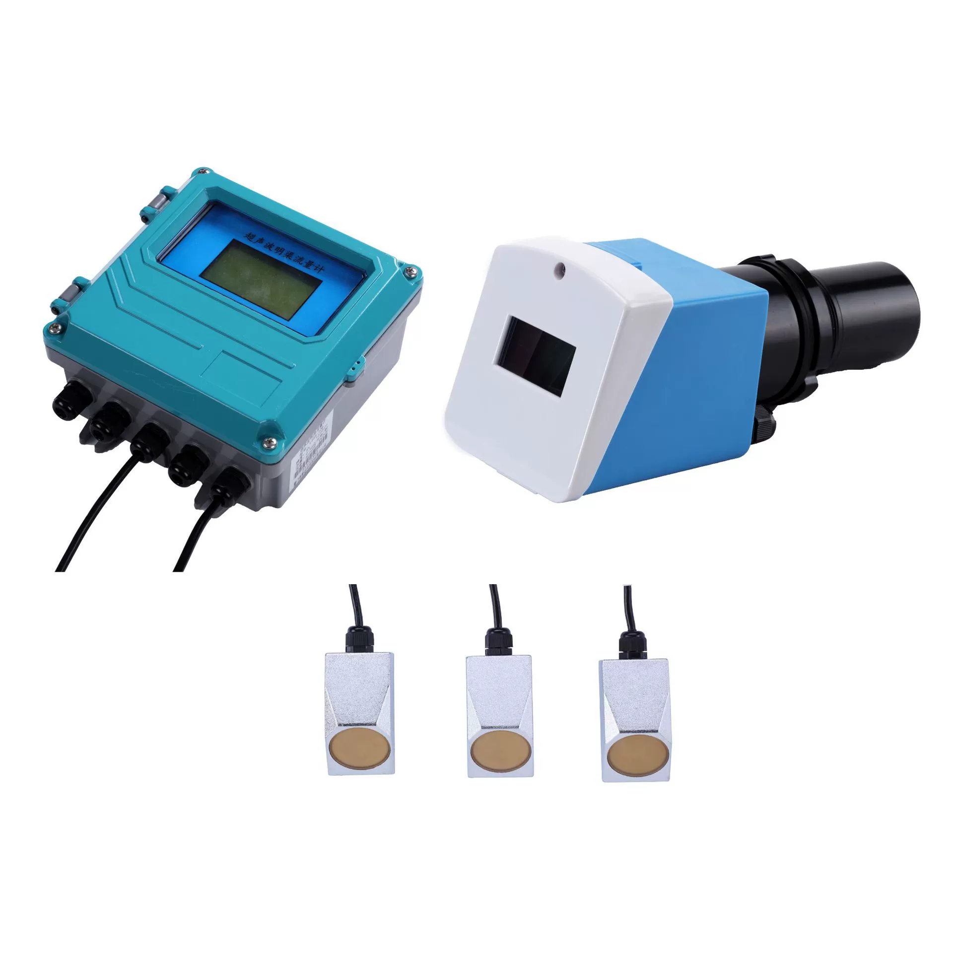 LSH10-1QM Ультразвуковой расходомер открытого канала с методом разницы времени (проводная передача) 1000 кГц (ширина реки <15 м)