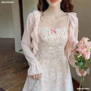 Gentle Style Multi-Color Slim Lace Design Strappy Cardigan Short Jacket for Women Summer