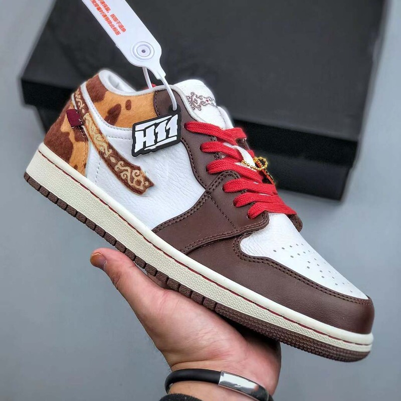 Putian Aj1 Year of the Horse Limited Edition New Year Youth Sneakers Qiao 1 Men's Versatile Casual Sports Shoes Couple Fashion Trendy Shoes