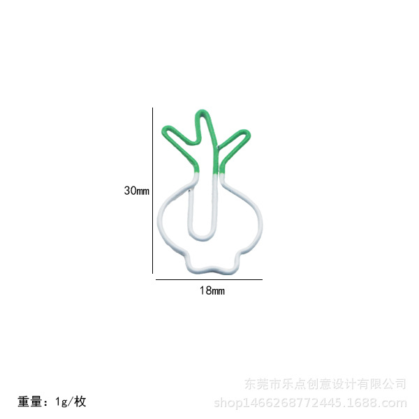 FUENTE Fábrica en stock clasificación de plástico al por mayor Clip de papel de cereza de plástico de dos colores Clip de papel de modelado de almacenamiento de Bill