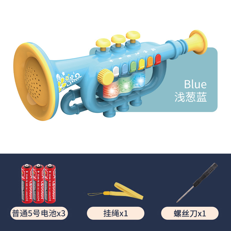 6806 스몰 사이즈-밝은 양파 블루 (영어로 배터리 포장 포함)