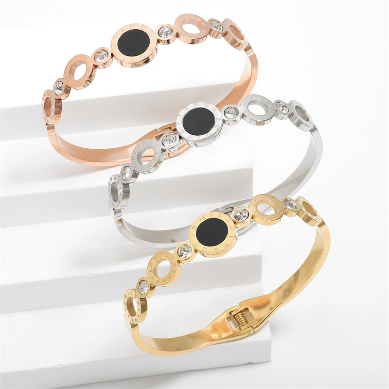 (Cross-border trading), bracelet stainless steel, jewelry, European style, simple and elegant design