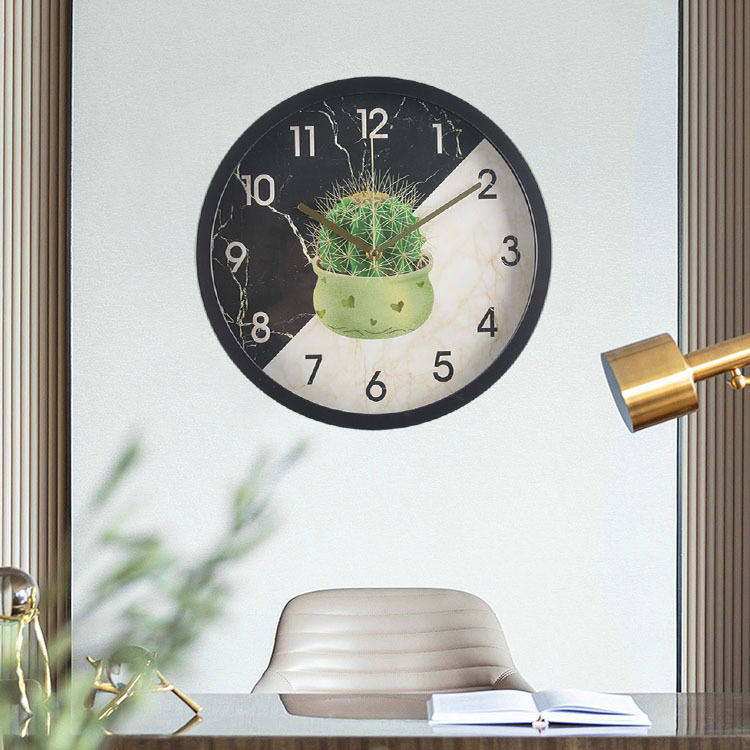 Reloj de pared moderno estilo nórdico silencioso de cuarzo para sala de estar y dormitorio venta al por mayor