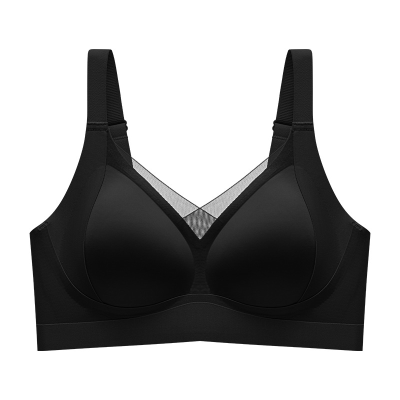 正版双重软支撑立体提拉内衣女薄杯大胸显小聚拢收副乳防下垂文胸|undefined