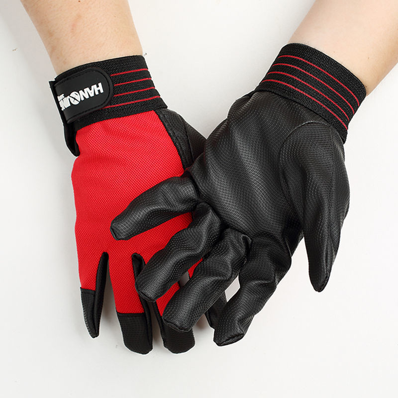 electrician insulation glove Get an electric shock rubber glove low pressure household thickening Industry connection glove