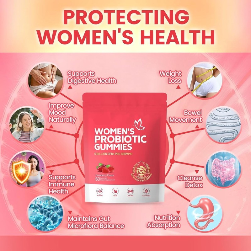 蔓越莓益生菌软糖现货tk亚马逊爆品CranberryProbiotic源工厂软糖|undefined