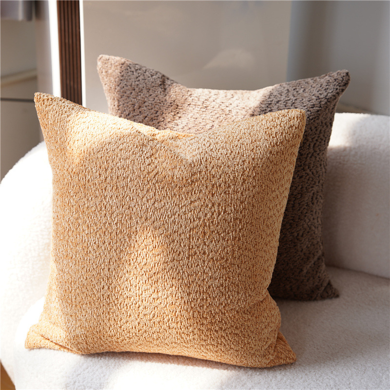 Cross-Border Cloud Velvet Pillow Sofa Living Room Cushion Headboard Light Luxury High-End Backrest Pillow Bed Pillowcase