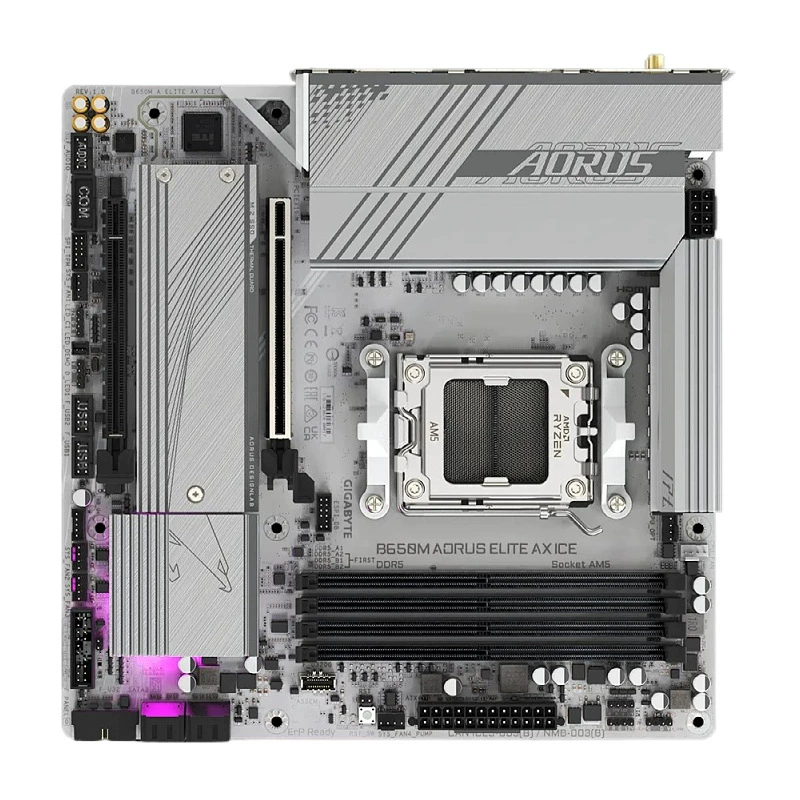 Подходит к ice sculpture B650M AORUS ELITE AX Ice материнская плата DDR5 поддержка CPU A.MD AM5