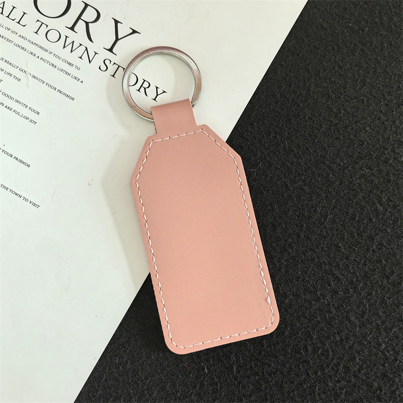 Spot bolso de cuero, bolso escolar, llavero, colgante, llavero de cuero para hombres y mujeres, regalo de negocios