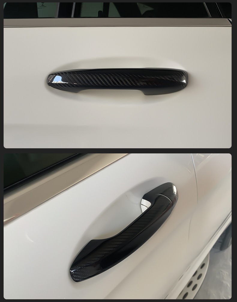 Suitable for Mercedes-Benz A-Class C-Class E-Class S-Class Cla Gla Glc Gle Gls Amg Gt Carbon Fiber Exterior Handle