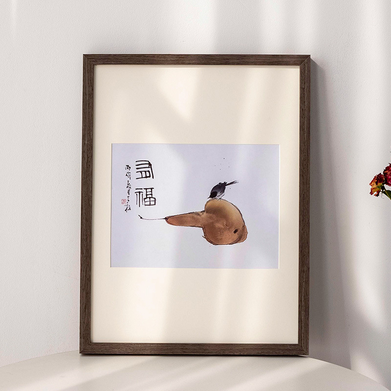 木造の絵の枠は表装して壁の4k 8kの水彩の筋理画のスケッチの写真の枠の3a 4木のスケッチのパズルのフレームの20を掛けます。