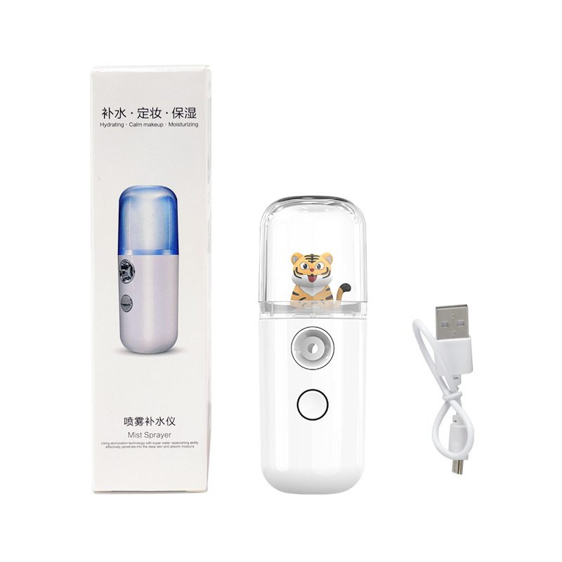 Nano Pulverizador de Bolas Pequeñas, Dispositivo Hidratante Portátil, Humidificador, Vaporizador Facial de Mano, Agua Desinfectante con Ácido Hipocloroso image 32